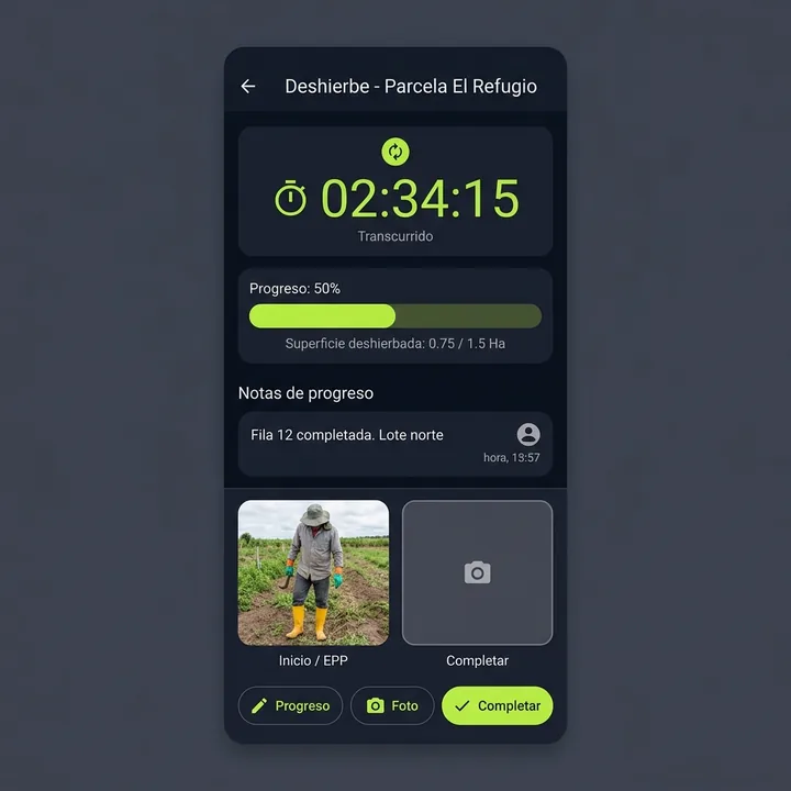 Task running — Every task, tracked live